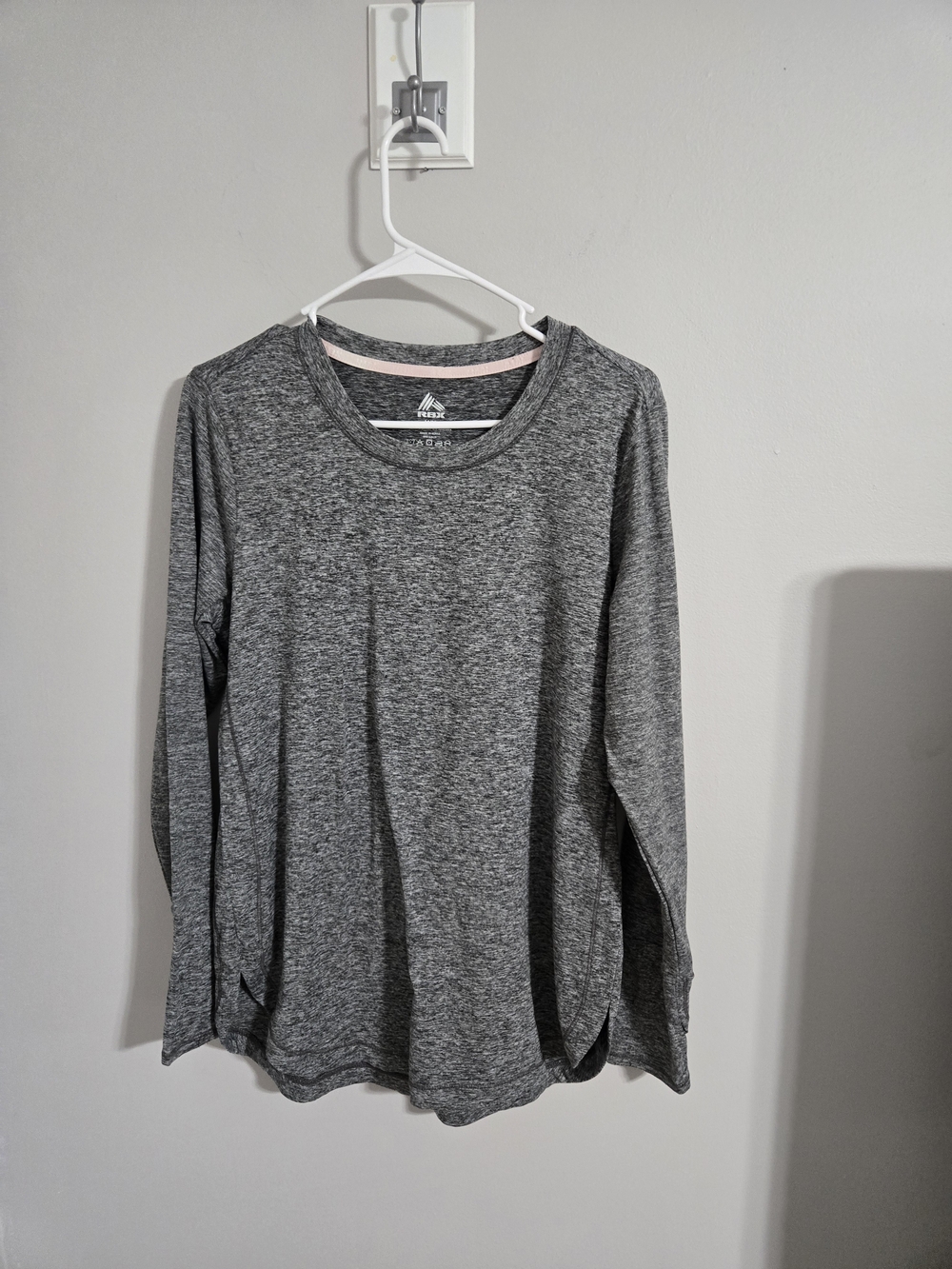 RBX Women's Heather Gray Long-Sleeve Performance Tee